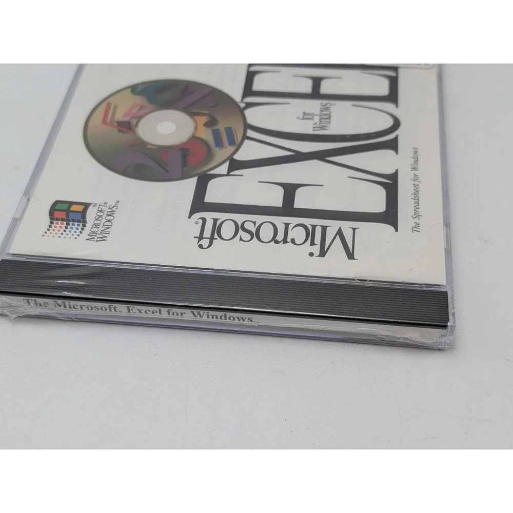 Vintage Microsoft Excel 4.0 For Window Cd- Rom 1993 Sealed Brand New